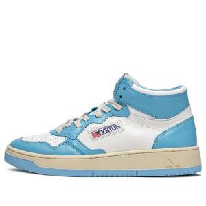 Кроссовки medalist mid leather sneakers two-toned 'white blue' Autry, белый