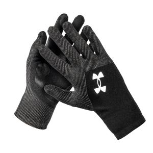 Фитнес-перчатки защитные износостойкие с утеплённой ладонью противоскользящие Under Armour, чёрные+насос