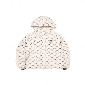 Куртка-пуховик New York Yankees унисекс кремового цвета Mlb