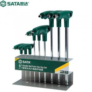 Набор шестигранных ключей SATA с Т-образной шаровой головкой, 9 предметов 09117, корпоративная настройка