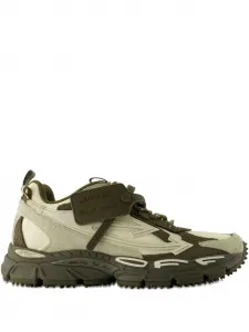 Кеды на шнуровке Off-White, зеленый