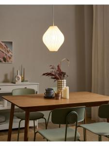 Beliani Подвесные светильники ALME белого цвета - (Ш) 30 x (В) 92 x (Д) 30 см