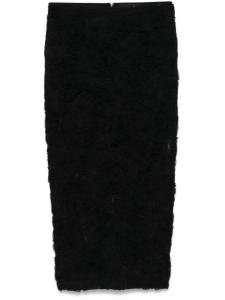 ROTATE BIRGER CHRISTENSEN сетчатая юбка миди, черный