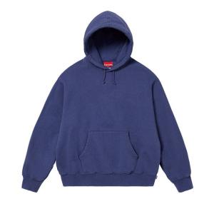 Толстовка Supreme Satin Appliqué Hooded Sweatshirt, Navy