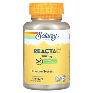Solaray Reacta-C 500 mg 120 Vegetarian Capsules