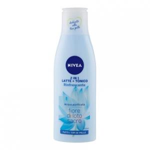 Nivea Aqua 2 в 1 Очищающее молочко и тоник для лица 200мл