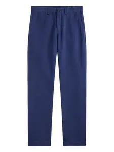 Классические брюки с вышивкой Polo Ralph Lauren, синий