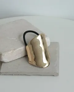 Металлическая резинка для волос Three Four Time/Nuance, цвет Gold