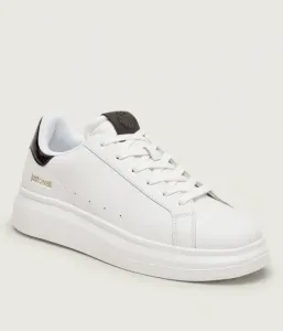 Кроссовки из пелле FONDO URSA DIS. СГБ Just Cavalli, белый