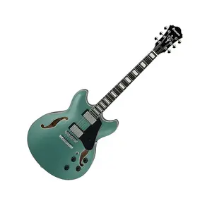 Ibanez Artcore AS73 Olive Metallic Полуакустическая Двойной Вырез Липа Зеленый