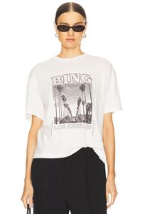 Футболка с туром "Louis Bing" Anine Bing, ivory