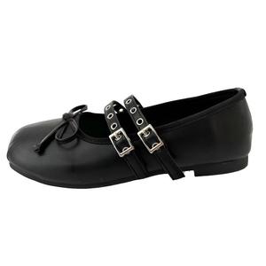 NX DOUGHNUT Мэри Джейн туфли женские экрю/серебро/черный - черный, цвет Black