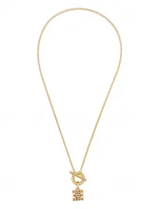 Колье с подвеской Anagram LOEWE, золотой