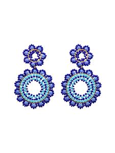 IZIA Женские серьги синего цвета