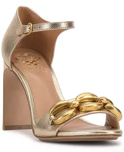 Женские босоножки Aurelia Chain на высоком каблуке Vince Camuto, золотой