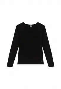Топ с длинными рукавами Petit Bateau, Black