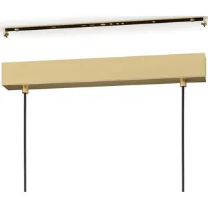 Подвесной светильник CUMIOLE E27 1 шт. Подвесной светильник золотого цвета из стали - без лампы E27 - 40 Вт Eglo, золотой