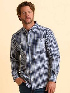 Хлопковая рубашка в клетку Stalbridge Brakeburn, Blue