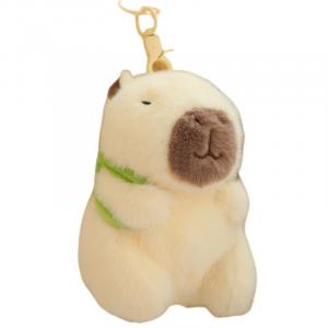 Брелок рюкзака капибара, ароматизированные плюшевые куклы-подвески молочная корова и капибара высота 14см длина 14см Mise