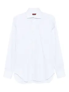 Клетчатая рубашка Barba, белый