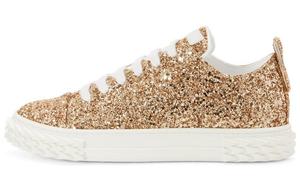 /GZ Ecoblabber Low-Top Стильные скейтбординговые туфли Женские Gold Giuseppe Zanotti
