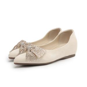 Повседневные однобортные туфли женские FOXER, Beige