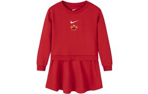 Платье Preppy Red для детей от 3 до 7 лет Nike, красный