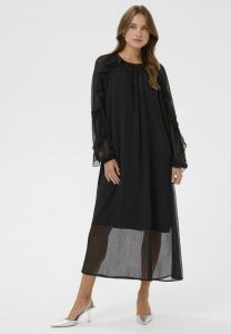 Платье Kaffe KAMILA CHIFFON DRESS, Black Deep/Mottled Black
