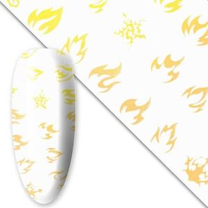 См УФ-светящаяся переводная пленка № 3 MollyLac, Luminous Flames 100, Molly Lac