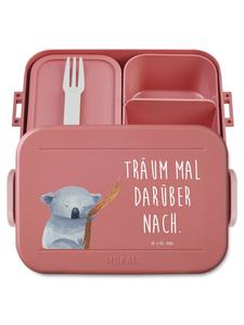 Mr. & Mrs. Panda Ланч-бокс с изображением коалы и надписью, выполненной красным пастельным цветом