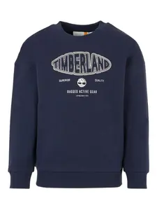 Толстовка с логотипом Timberland Kids, синий