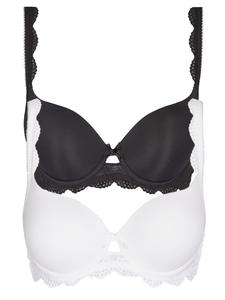 Бюстгальтер на косточках Nina von C., цвет weiss schwarz