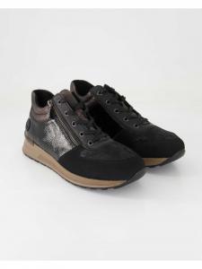 Элегантные туфли на шнуровке rieker, черный