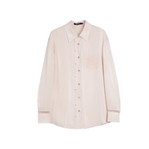ELLE Рубашка Women's Pink Lapel