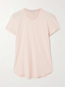 Футболка из толстого хлопкового джерси James Perse, розовый