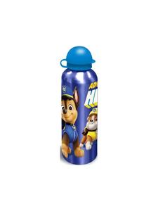 Детская алюминиевая бутылка для питья Paw Patrol объемом 500 мл, синяя (темно-синяя)