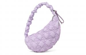 CARLYN Нейлоновая портативная сумка через плечо, Light Purple