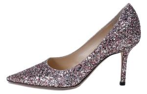 Jimmy Choo Туфли LOVE 85 на тонком каблуке высотой 8,5 см, женские, розово-розовые