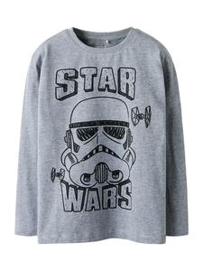 Рубашка NAME IT NKMVOLT STARWARS, Mottled Grey