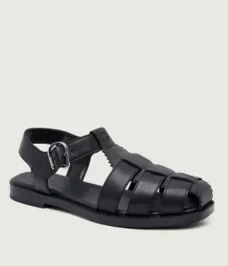 Кожаные сандалии Liora_Sandal_clt Hugo, черный