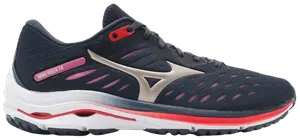 Кроссовки Mizuno Wmns Wave Rider 24 'Navy Red', синий
