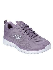 Кроссовки низкие GRACEFUL GET CONNECTED фиолетового цвета Skechers