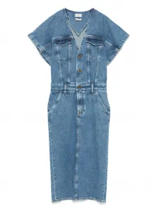 Джинсовое платье миди JACOB COHEN, синий