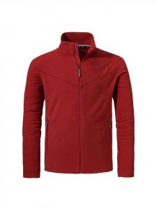 Schöffel Флисовая куртка в стиле Кутан, красного цвета