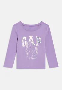 Футболка с длинными рукавами с логотипом babygap Gap, Lavender