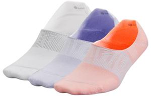 Женские носки щиколотки 3 пары Lululemon, розовый/голубой/белый