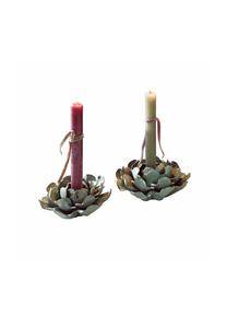 Набор подсвечников Myka, 2 шт., античный зеленый Loberon, antikgrün