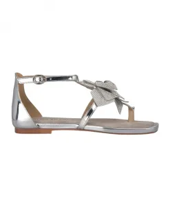 Сандалии без каблука с цветочным принтом Alma En Pena, серый