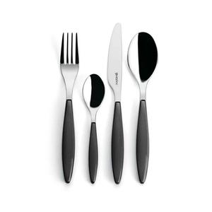 Набор столовых приборов guzzini FEELING, 24 предмета, столовые приборы, столовые приборы, серый 23000022