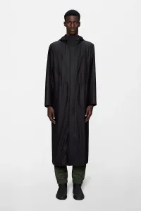 Яркая длинная куртка-парка унисекс Rains, Black